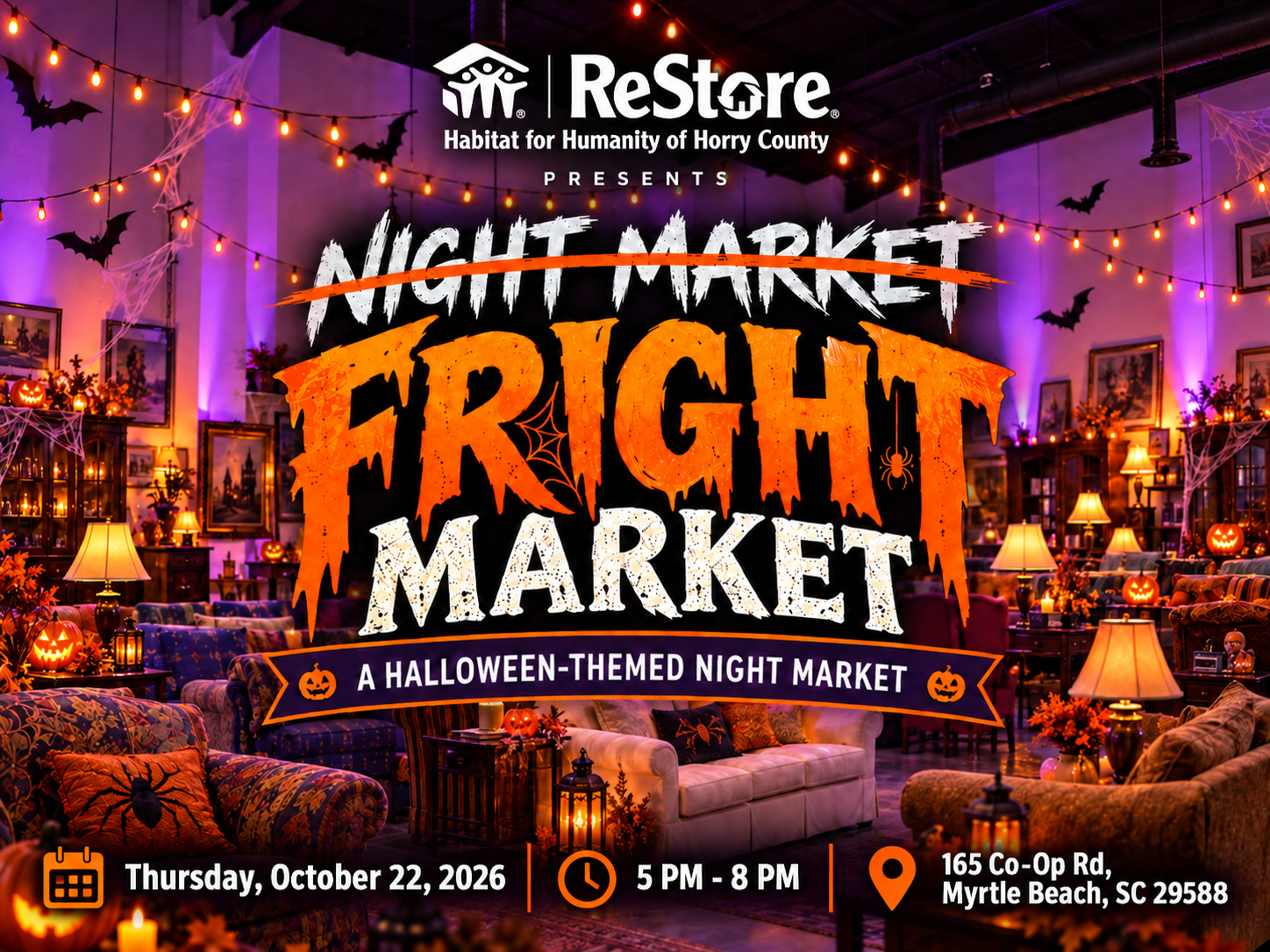Fright Market at the Habitat ReStore