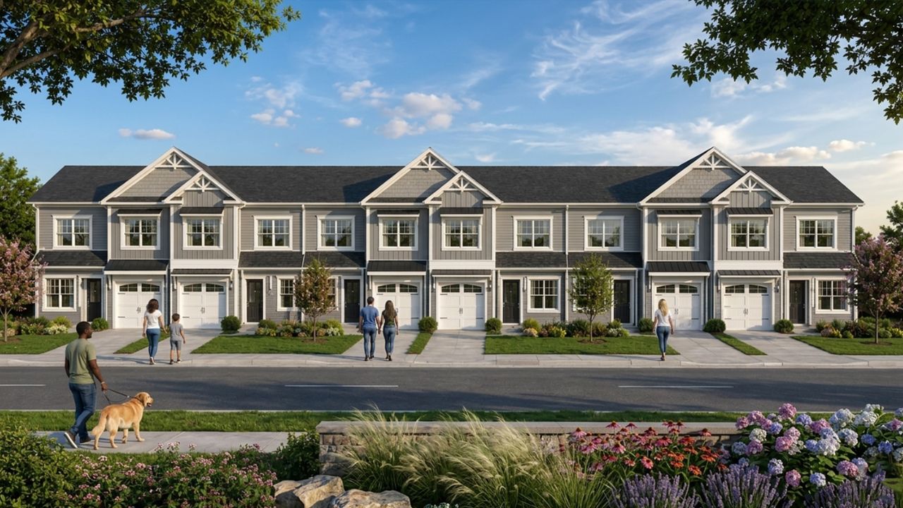 Rendering of Silver Creek Townhomes, Myrtle Beach